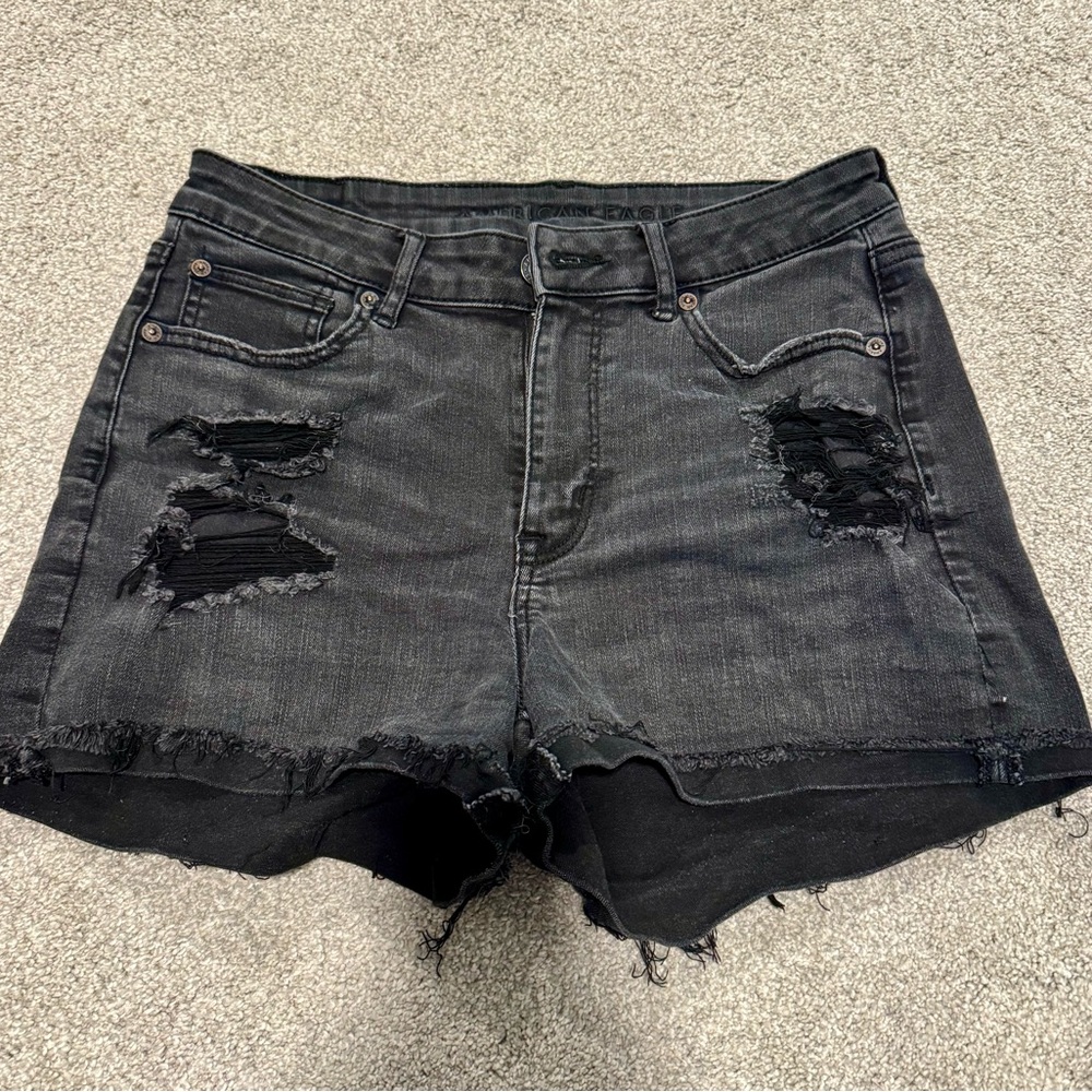 American Eagle Distressed High-Rise Women’s Denim Shorts